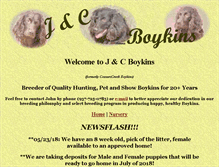 Tablet Screenshot of jcboykins.com